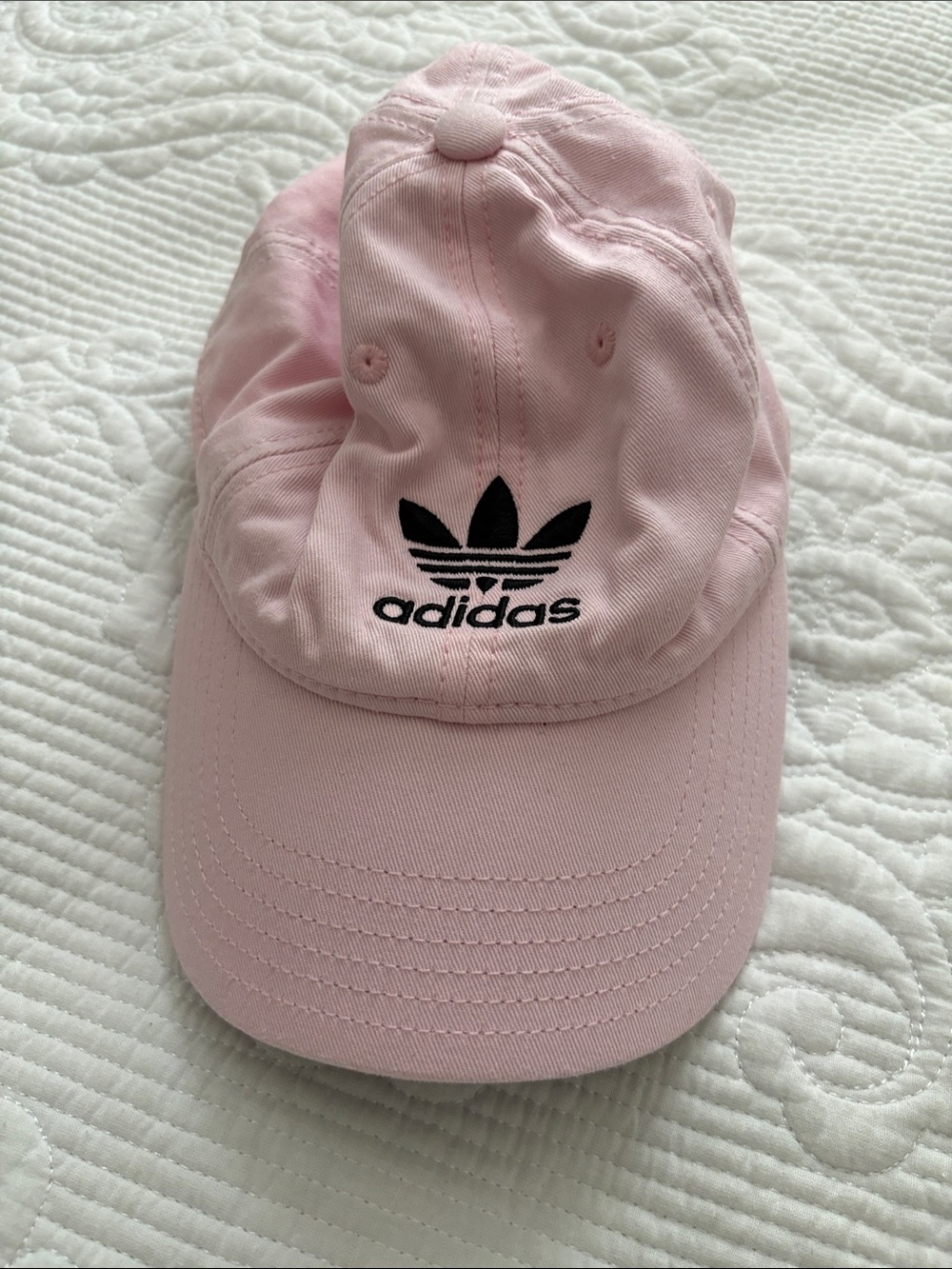 adidas Light Pink Cap with Black Logo